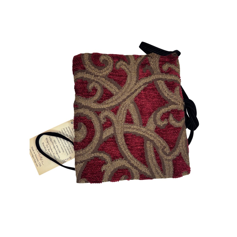 2004 Y2K Whimsigoth Tapestry Crossbody Bag Handmade Vermont NWT Boho Widgets Art - Picture 5 of 5